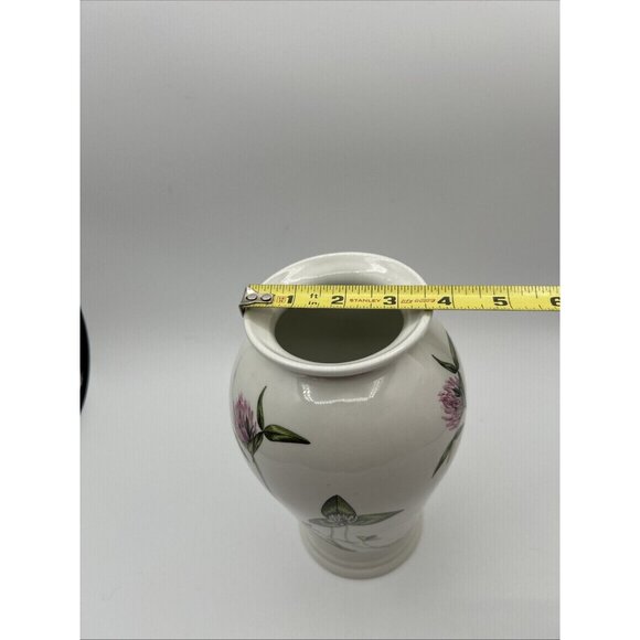 Portmeiron Vase Floral The Queen's Hidden Garden by David Bellamy  8" Tall - Picture 7 of 8